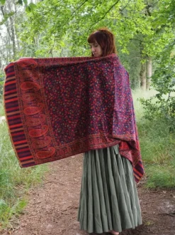 The TwoSisters Omslagdoeken|Omslagdoeken-Omslagdoek Paisley Donkerblauw