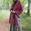 The TwoSisters Omslagdoeken|Omslagdoeken-Omslagdoek Paisley Marroon rood