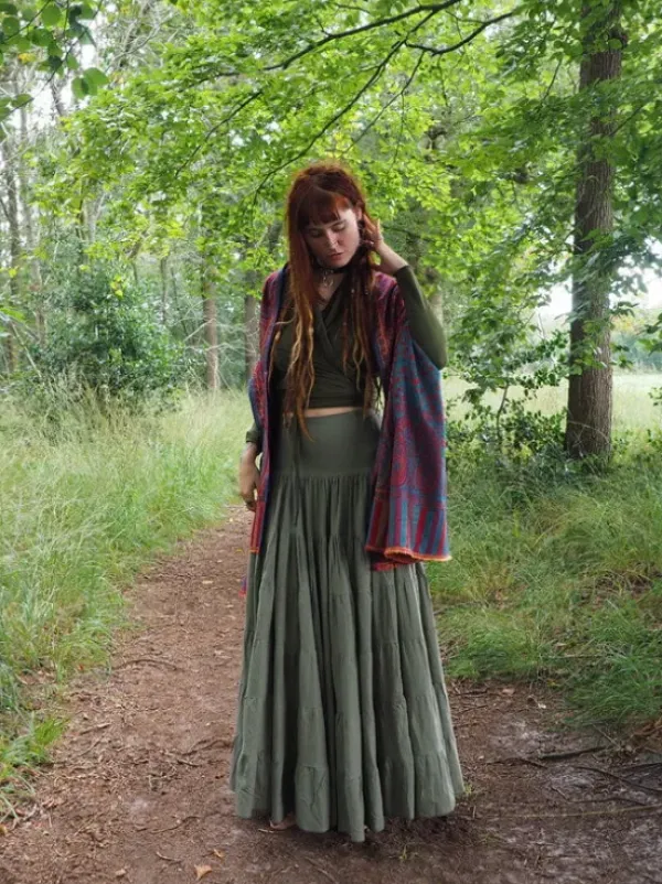 The TwoSisters Omslagdoeken|Omslagdoeken-Omslagdoek Paisley Marroon rood