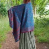 The TwoSisters Omslagdoeken|Omslagdoeken-Omslagdoek Paisley Turquoise