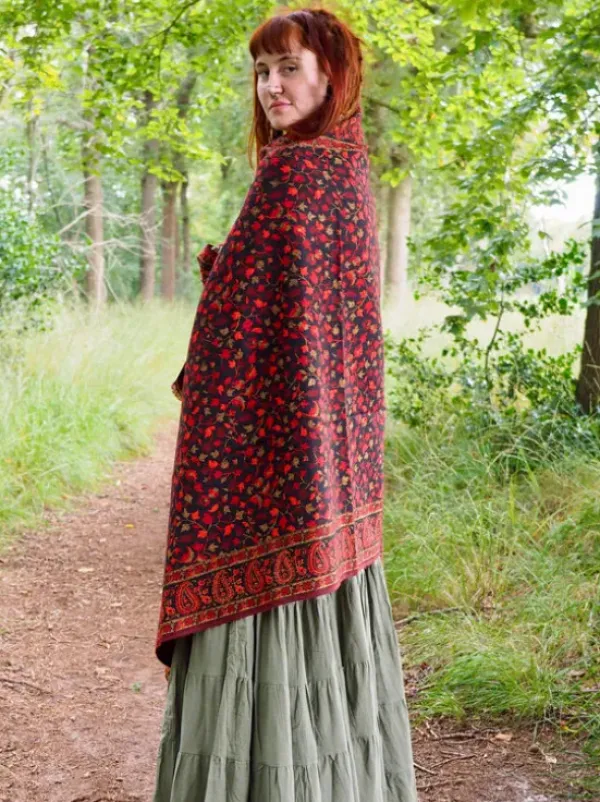 The TwoSisters Omslagdoeken|Omslagdoeken-Omslagdoek Paisley Zwart