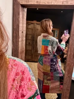 The TwoSisters Kantha|Kantha Lang-Patchwork Kantha Kimono 60