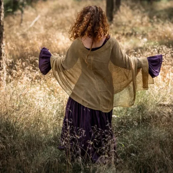 The TwoSisters Plus Size-Poncho Massala