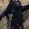 The TwoSisters Plus Size-Poncho Zwart