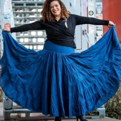 The TwoSisters Gypsy|Gypsy Rokken-Real Gypsy Rok Blauw (0ok extra breed)