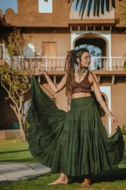 The TwoSisters Gypsy|Gypsy Rokken-Real Gypsy Rok Groen (ook extra breed)