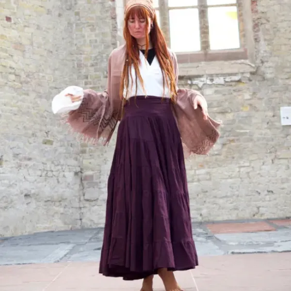 The TwoSisters Gypsy|Gypsy Rokken-Real Gypsy Rok Paars (ook extra breed)
