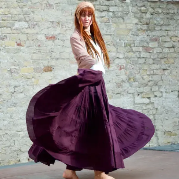 The TwoSisters Gypsy|Gypsy Rokken-Real Gypsy Rok Paars (ook extra breed)
