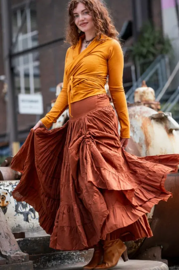 The TwoSisters Gypsy|Gypsy Rokken-Real Gypsy Rok Warm Oranje