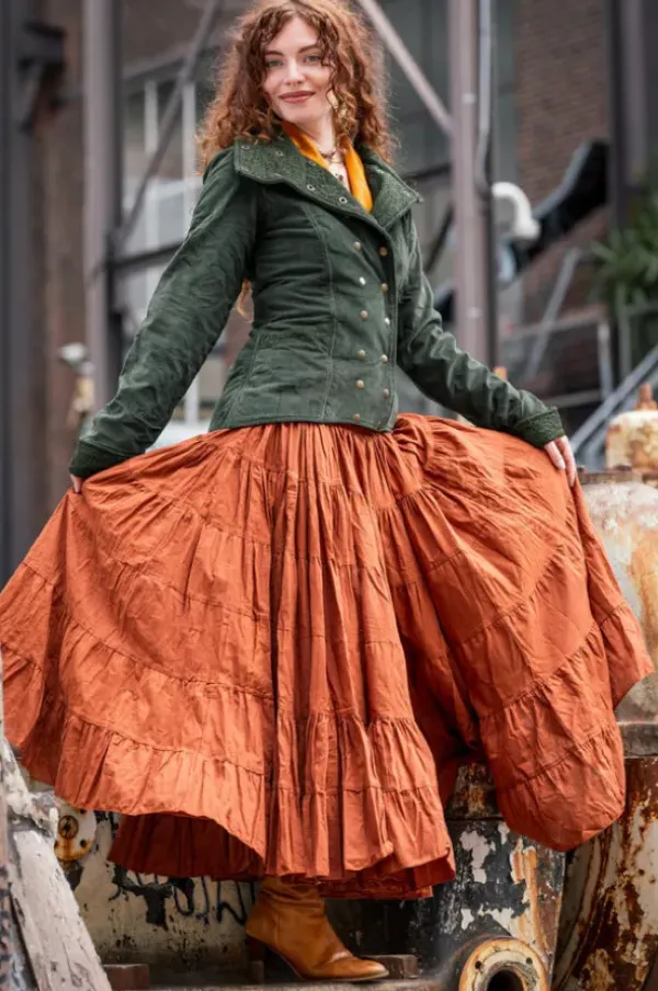 The TwoSisters Gypsy|Gypsy Rokken-Real Gypsy Rok Warm Oranje