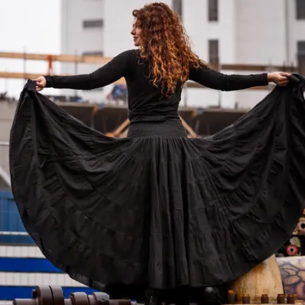 The TwoSisters Gypsy|Gypsy Rokken-Real Gypsy Rok Zwart (ook extra breed)