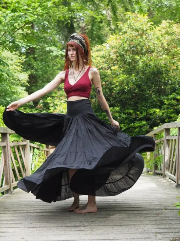 The TwoSisters Gypsy|Gypsy Rokken-Real Gypsy Rok Zwart (ook extra breed)