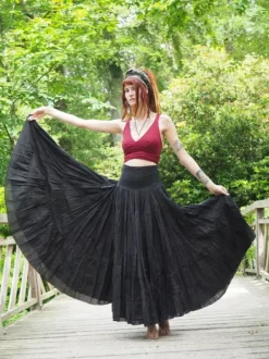 The TwoSisters Gypsy|Gypsy Rokken-Real Gypsy Rok Zwart (ook extra breed)
