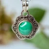 The TwoSisters Edelsteen Hanger-Real Turquoise Edelsteen Hanger 925 zilver