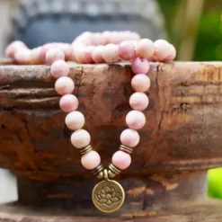 The TwoSisters Kettingen|Buddhist Malas-Rhodoniet Mala