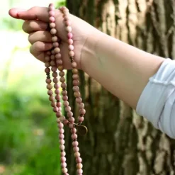 The TwoSisters Kettingen|Buddhist Malas-Rhodoniet Mala