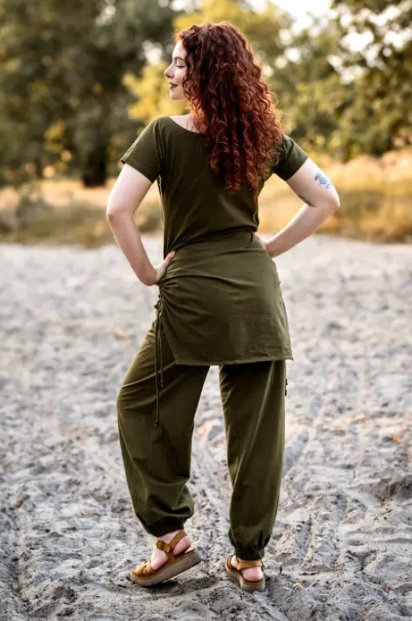 The TwoSisters Tops|Zomer-Shirt met korte mouw Groen
