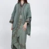 The TwoSisters Plus Size|Nomad Chic Collectie-Terra Soul Kimono Jadegroen