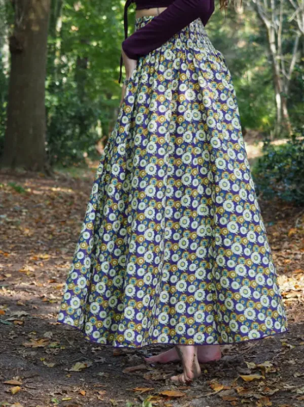 The TwoSisters Ibiza|Gypsy-The Graces rok Print paars (ook Extra Breed)