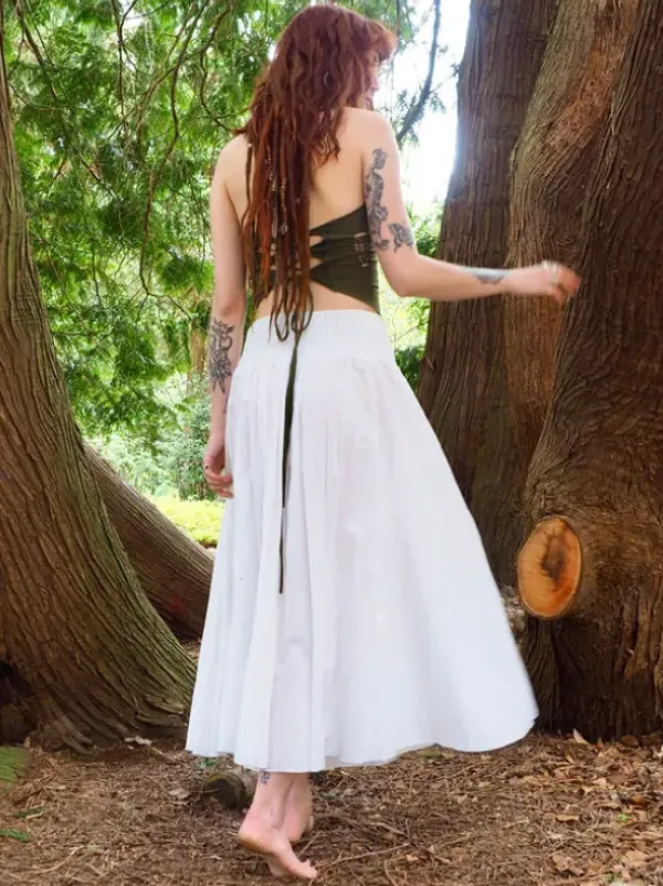 The TwoSisters Ibiza|Gypsy-The Graces rok Wit (ook Extra Breed)