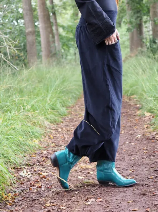 The TwoSisters Broeken|Broeken En Legging-Uma Broek Rib Zwart
