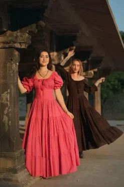 The TwoSisters Plus Size|Zwangerschapsjurk-Vaiana Zomerjurk Roze