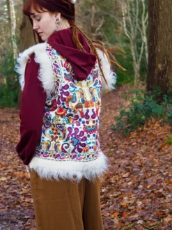 The TwoSisters Patchwork Jassen|Patchwork Jassen-Vintage Hippie Bodywarmer/ Gilet