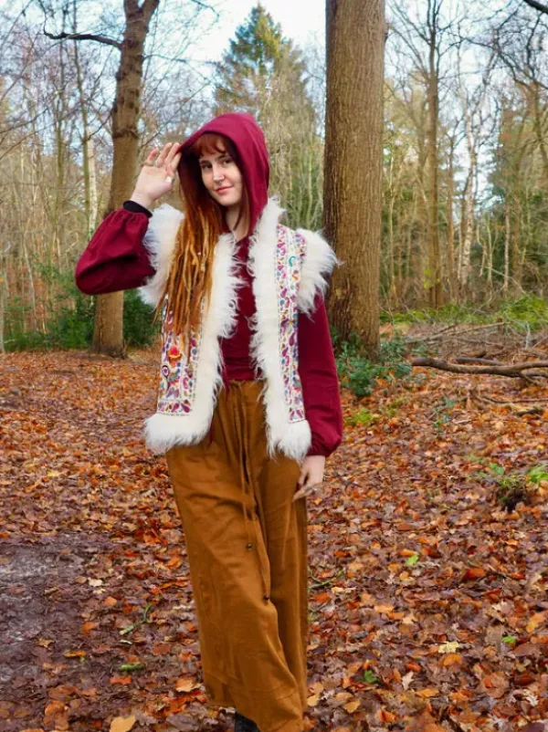 The TwoSisters Patchwork Jassen|Patchwork Jassen-Vintage Hippie Bodywarmer/ Gilet