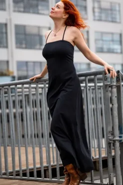 The TwoSisters Gypsy|Zomer-Vivien Strapless Dress Zwart