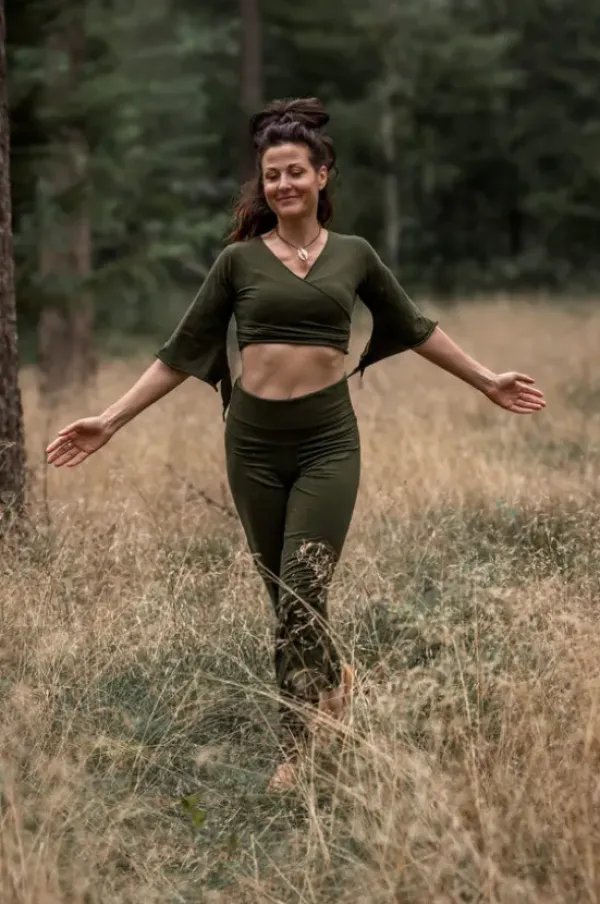 The TwoSisters Broeken|Broeken En Legging-Zen Pant Groen