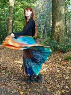 The TwoSisters Plus Size|Zijden Rokken-Zijden Gypsy Rok 395