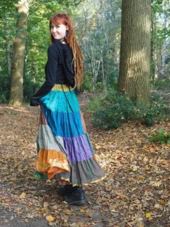 The TwoSisters Plus Size|Zijden Rokken-Zijden Gypsy Rok 395