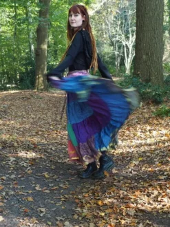 The TwoSisters Plus Size|Zijden Rokken-Zijden Gypsy Rok 421