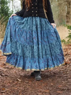 The TwoSisters Plus Size|Zijden Rokken-Zijden Gypsy Rok 221
