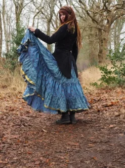 The TwoSisters Plus Size|Zijden Rokken-Zijden Gypsy Rok 221