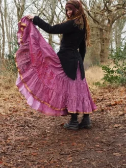 The TwoSisters Plus Size|Zijden Rokken-Zijden Gypsy Rok 225