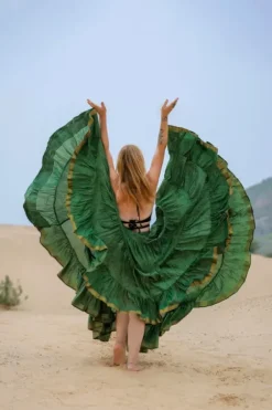 The TwoSisters Plus Size|Zijden Rokken-Zijden Gypsy Rok 1