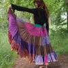 The TwoSisters Plus Size|Zijden Rokken-Zijden Gypsy Rok 350