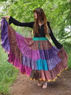 The TwoSisters Plus Size|Zijden Rokken-Zijden Gypsy Rok 350