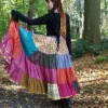 The TwoSisters Plus Size|Zijden Rokken-Zijden Gypsy Rok 420