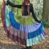 The TwoSisters Plus Size|Zijden Rokken-Zijden Gypsy Rok 431