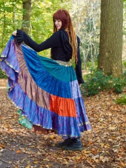The TwoSisters Plus Size|Zijden Rokken-Zijden Gypsy Rok 431
