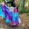 The TwoSisters Plus Size|Zijden Rokken-Zijden Gypsy Rok 391