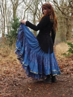 The TwoSisters Plus Size|Zijden Rokken-Zijden Gypsy Rok 217