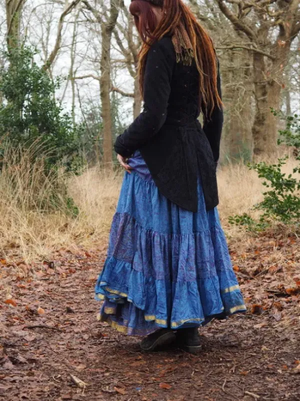 The TwoSisters Plus Size|Zijden Rokken-Zijden Gypsy Rok 217