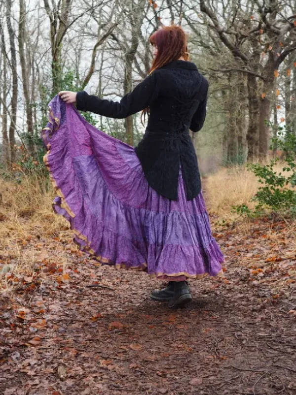 The TwoSisters Plus Size|Zijden Rokken-Zijden Gypsy Rok 262