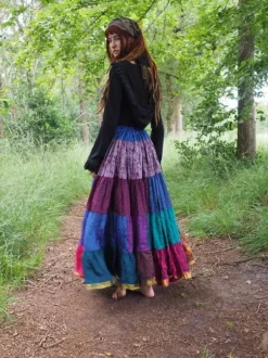 The TwoSisters Plus Size|Zijden Rokken-Zijden Gypsy Rok 358