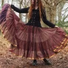 The TwoSisters Plus Size|Zijden Rokken-Zijden Gypsy Rok 226