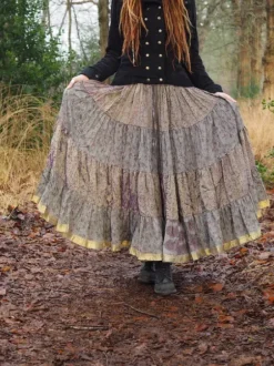 The TwoSisters Plus Size|Zijden Rokken-Zijden Gypsy Rok 269