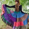The TwoSisters Plus Size|Zijden Rokken-Zijden Gypsy Rok 440